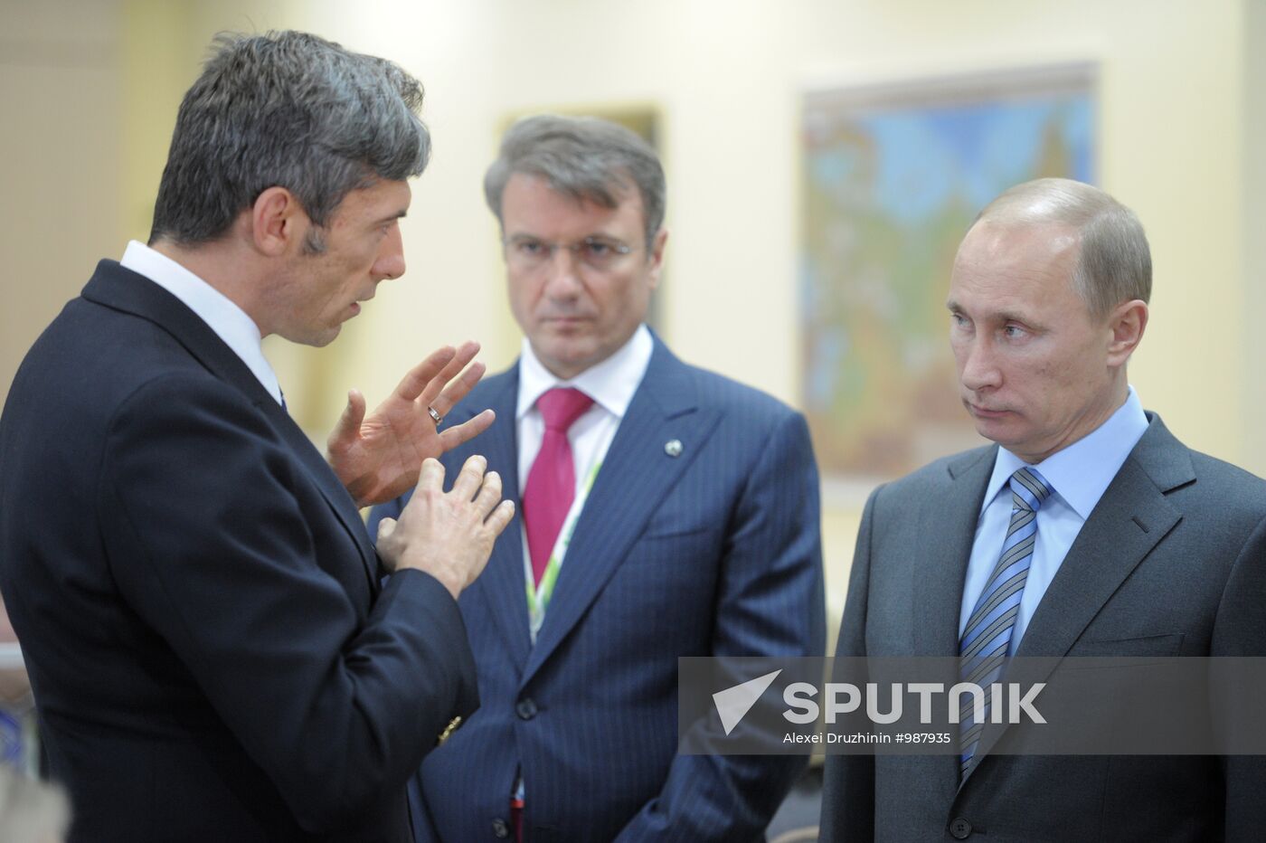 Vladimir Putin attends 170th anniversary Sberbank events