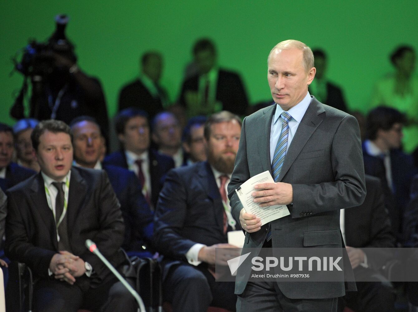 Vladimir Putin attends 170th anniversary Sberbank events