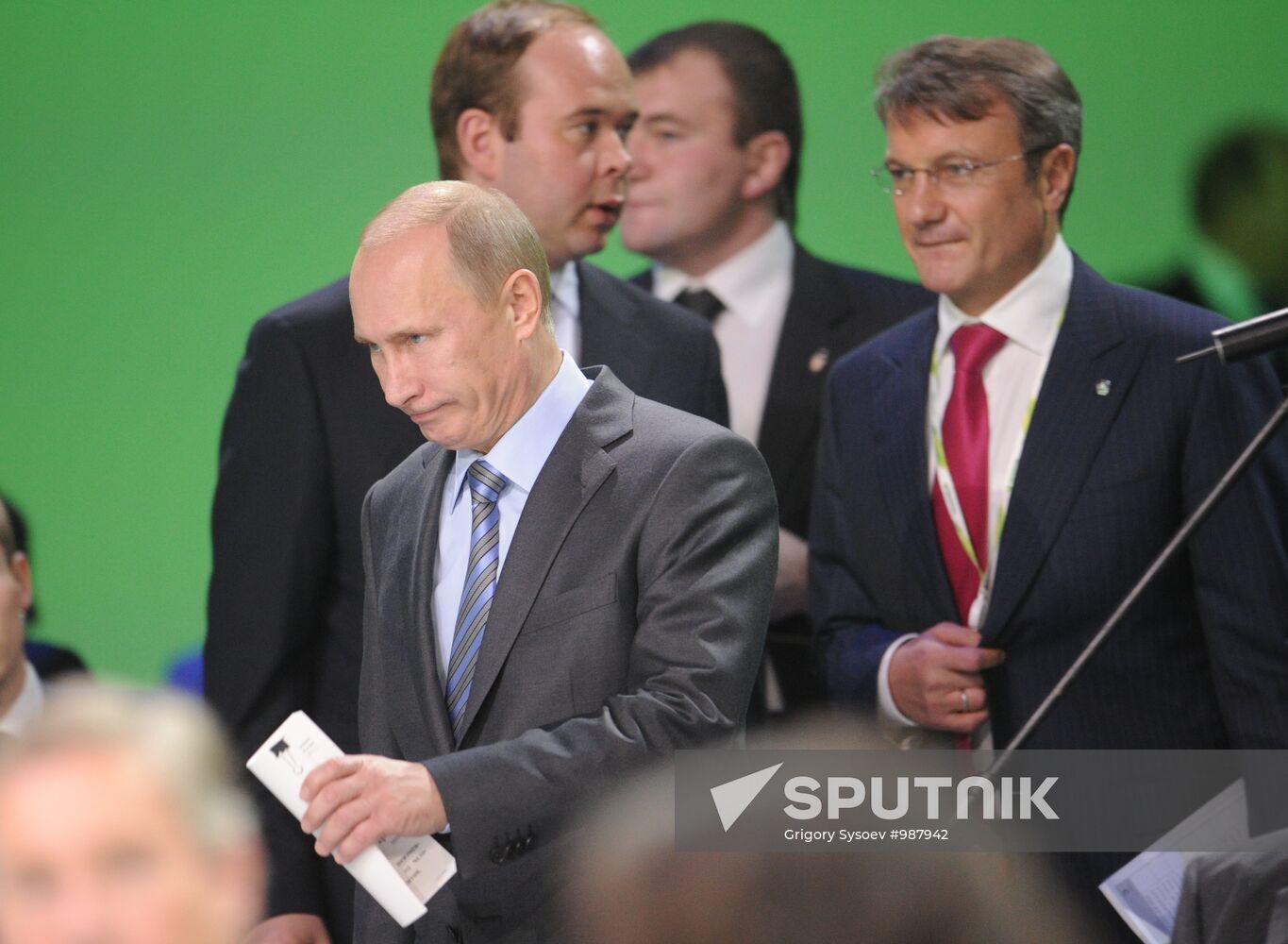 Vladimir Putin attends 170th anniversary Sberbank events