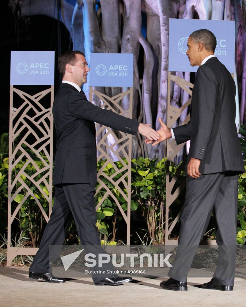 Dmitry Medvedev attends APEC summit