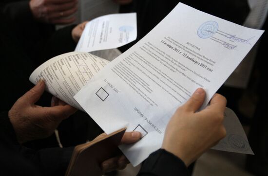 South Ossetia votes in presidential election