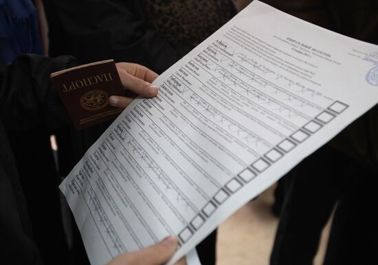 South Ossetia votes in presidential election
