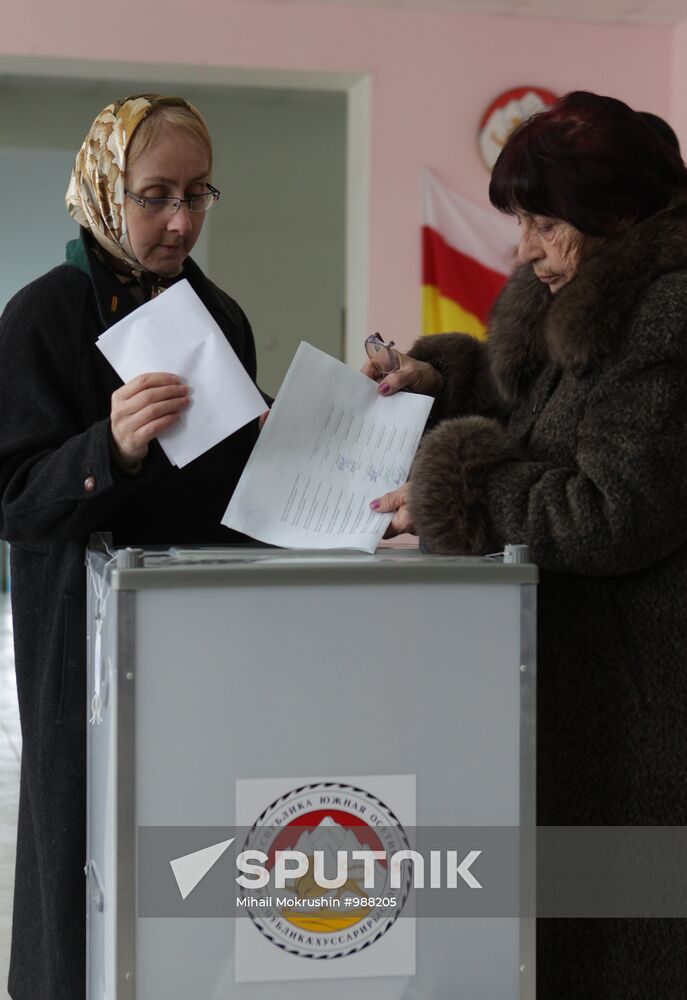 South Ossetia votes in presidential election