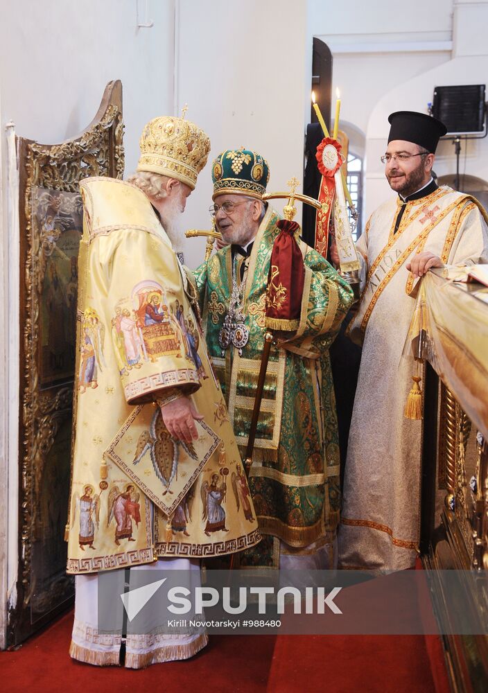 Patriarch Kirill of Moscow and All Russia visits Syria