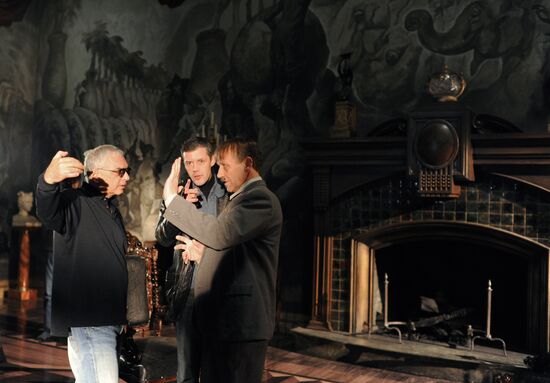 Shooting of Karen Shakhnazarov's film "White Tiger"