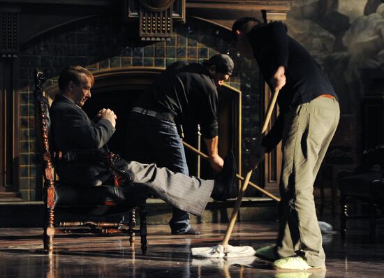 Shooting of Karen Shakhnazarov's film "White Tiger"