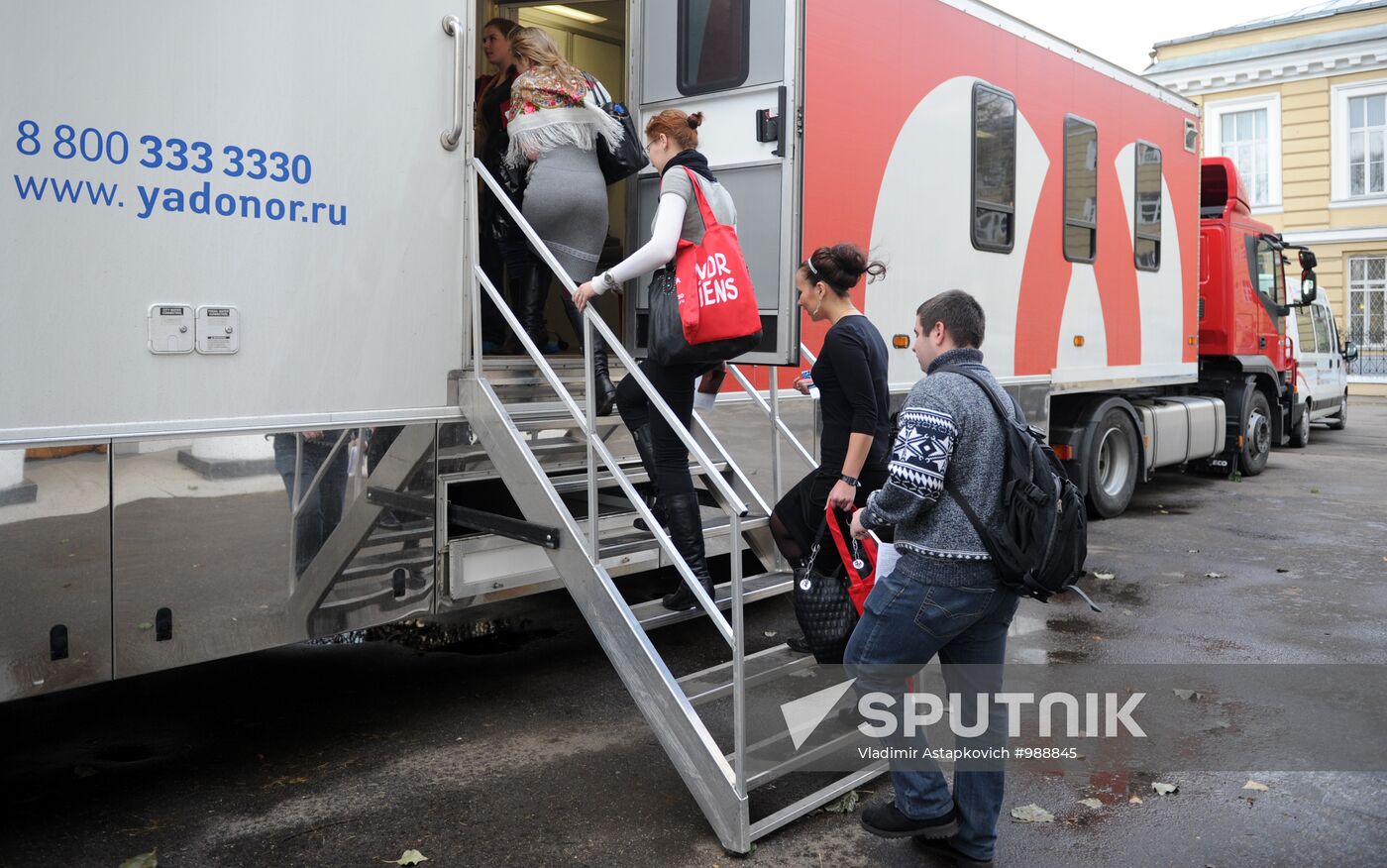 "Coming of Donor Age Day" nation-wide campaign in Russia