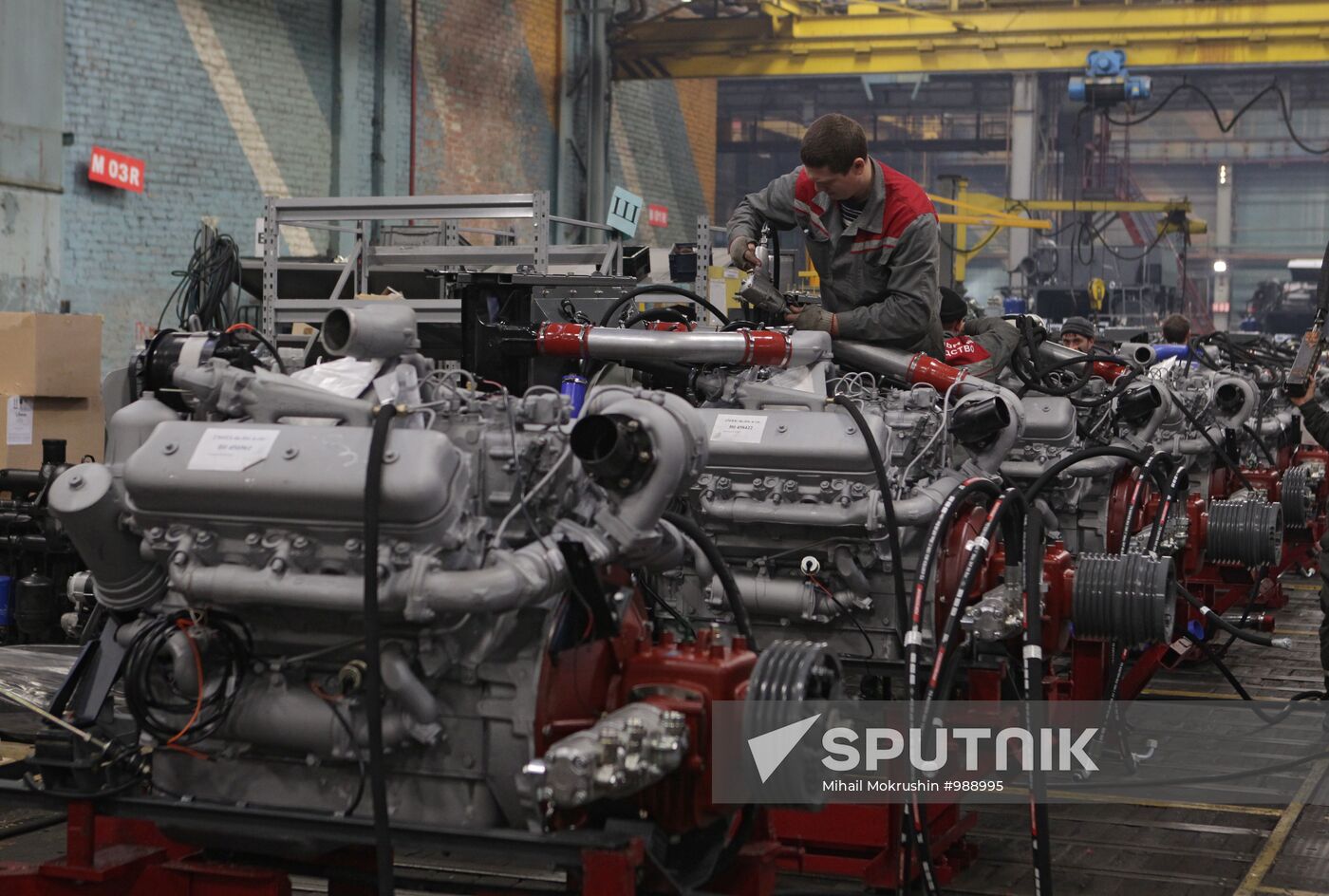 Rostselmash plant at work