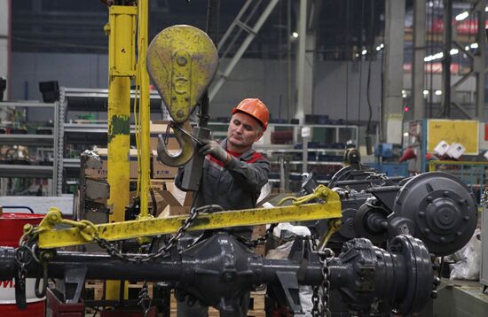 Rostselmash plant at work