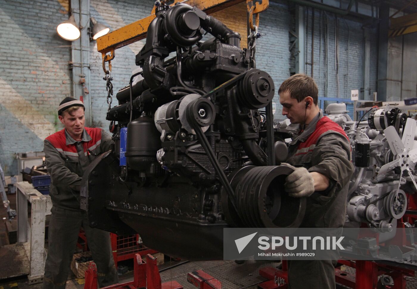 Rostselmash plant at work