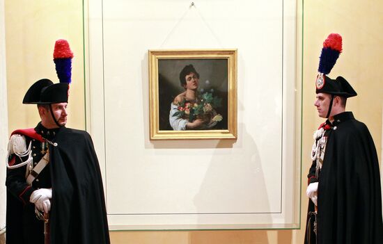 Caravaggio's "Boy with a Basket of Fruit" on display in Moscow