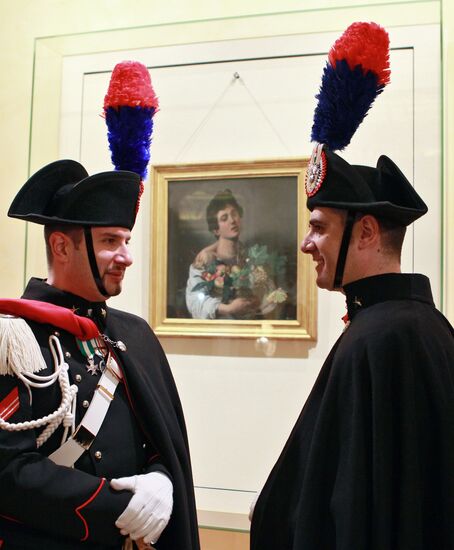 Caravaggio's "Boy with a Basket of Fruit" on display in Moscow