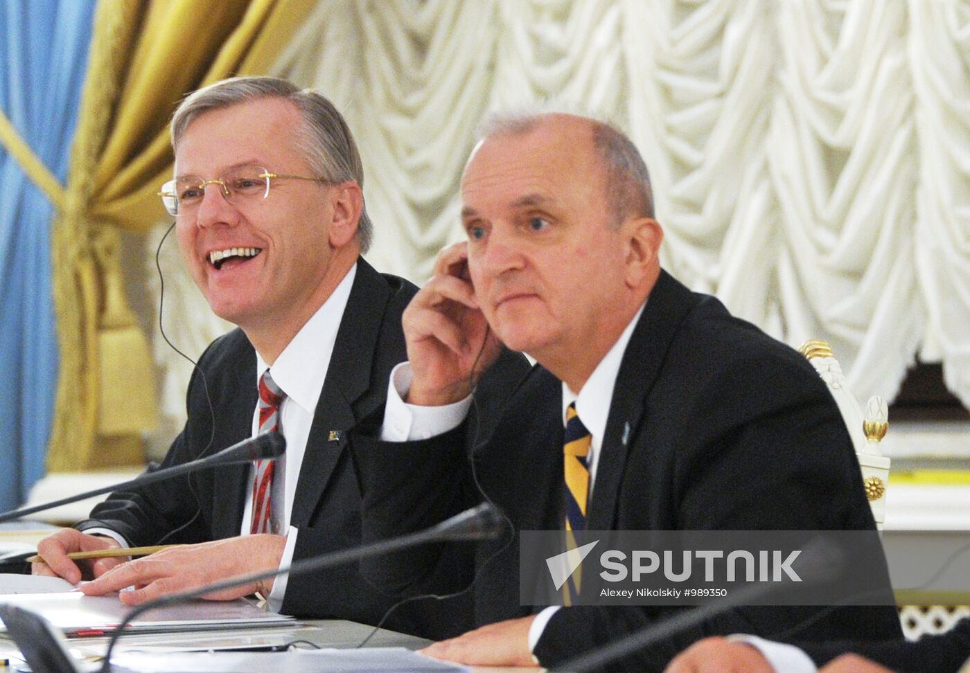 Christoph Franz and Udo Ungeheuer