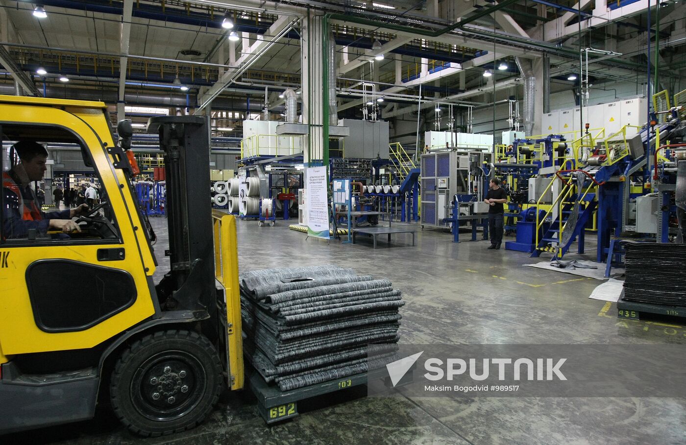 Production of automobile tires in Nizhnekamsk