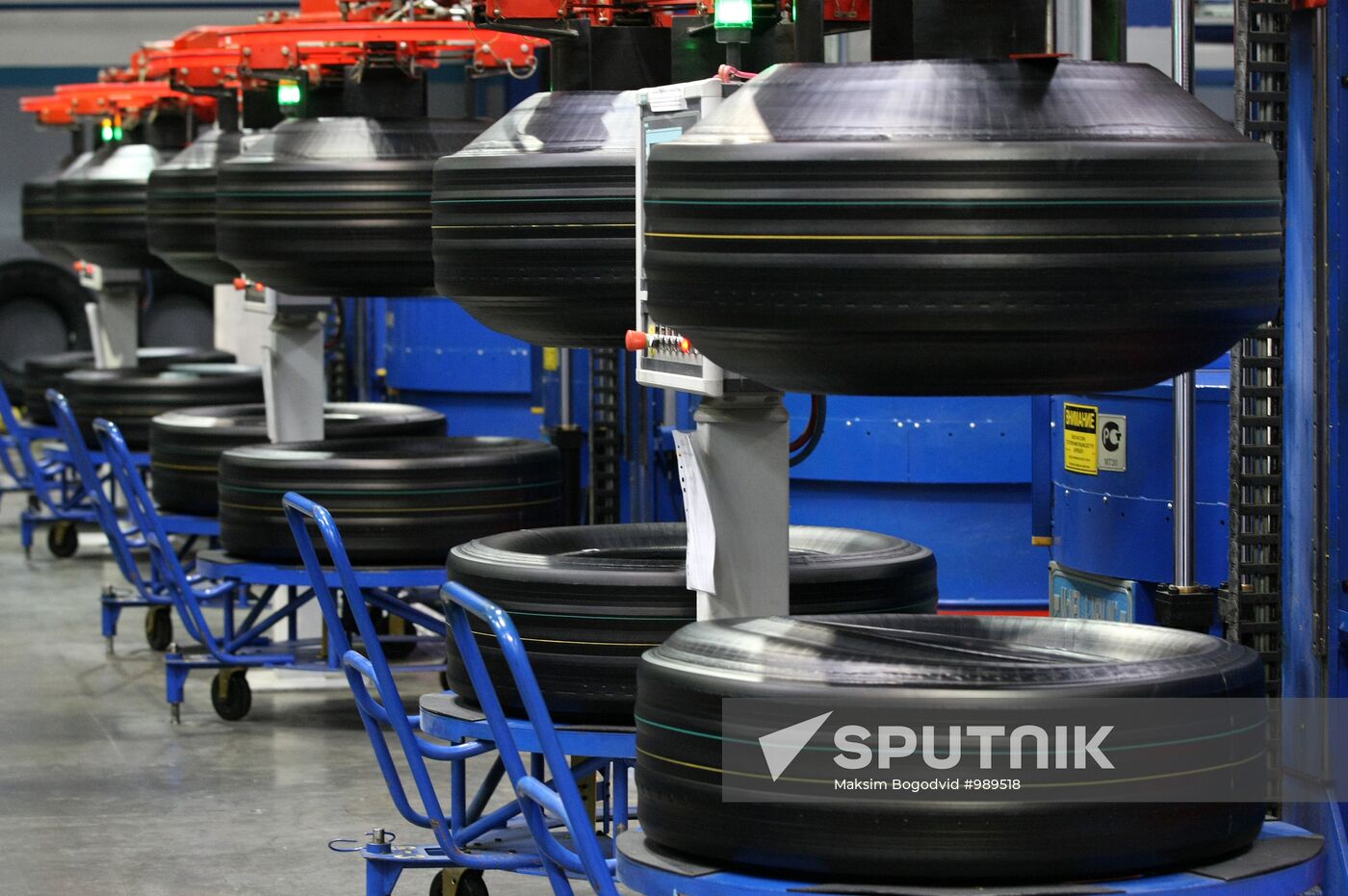 Production of automobile tires in Nizhnekamsk