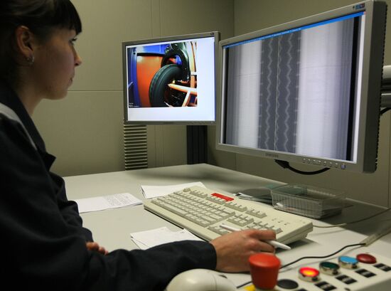 Production of automobile tires in Nizhnekamsk