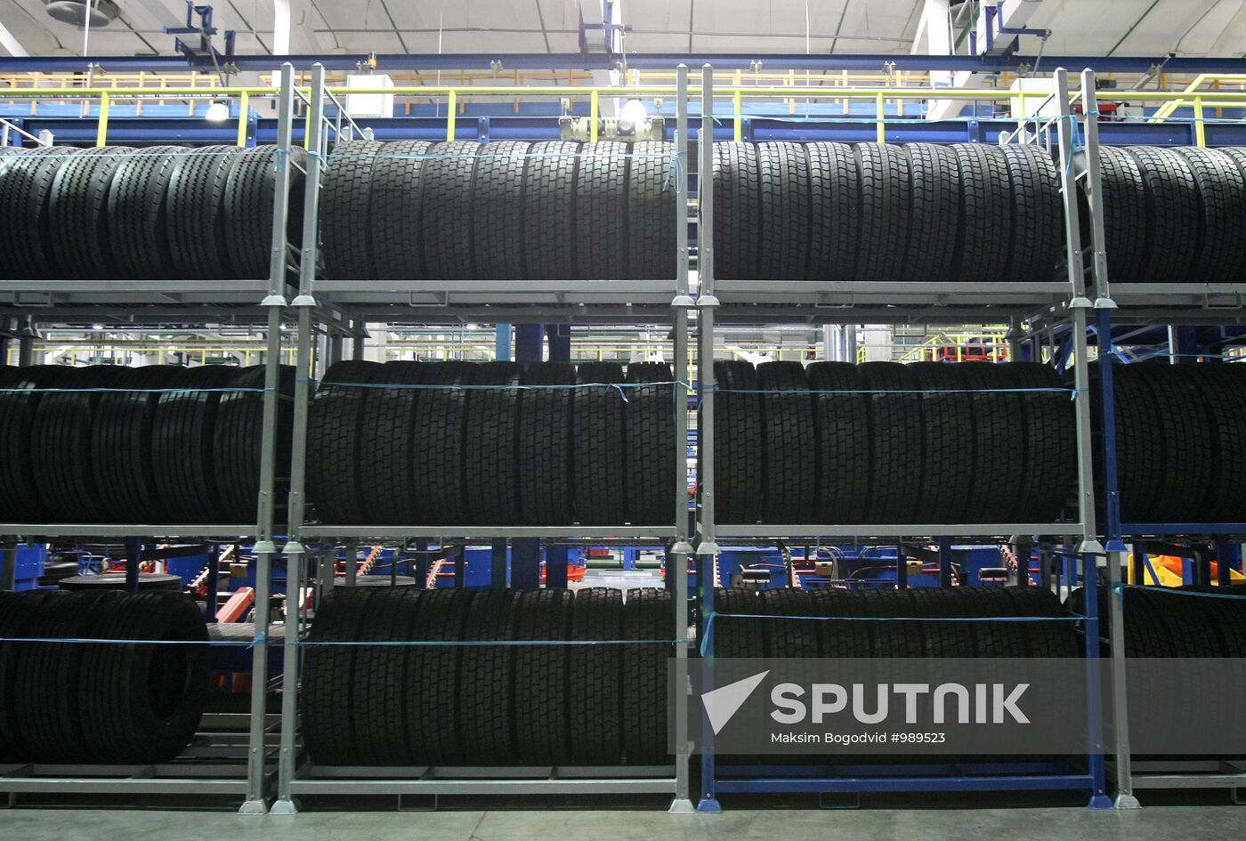 Production of automobile tires in Nizhnekamsk