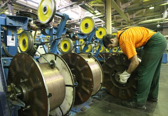 Production of automobile tires in Nizhnekamsk