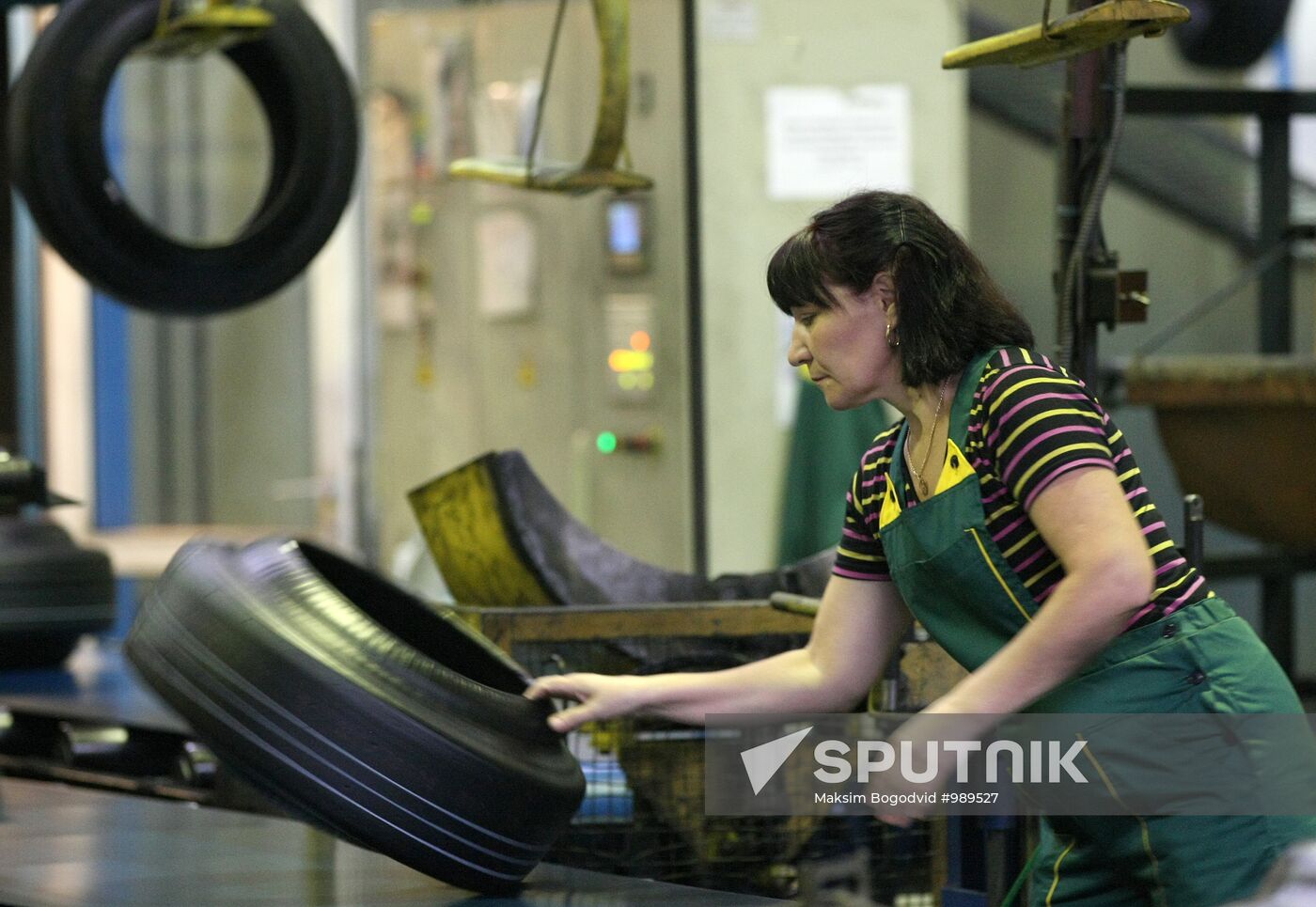 Production of automobile tires in Nizhnekamsk
