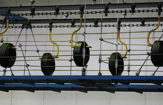 Production of automobile tires in Nizhnekamsk