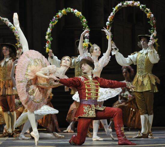 Bolshoi Theater holds rehearsal of The Sleeping Beauty ballet