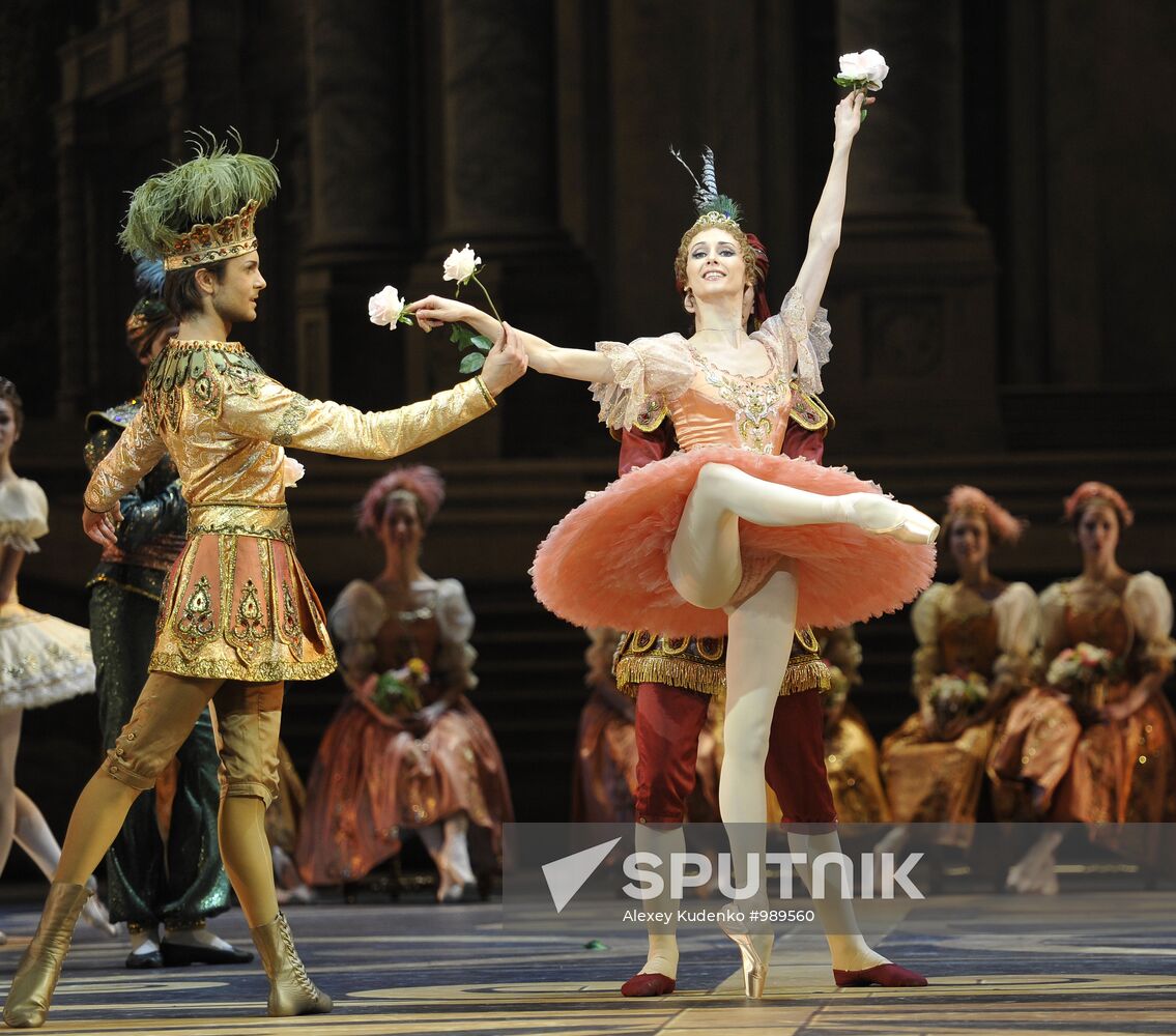 Bolshoi Theater holds rehearsal of The Sleeping Beauty ballet