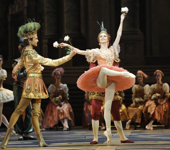 Bolshoi Theater holds rehearsal of The Sleeping Beauty ballet