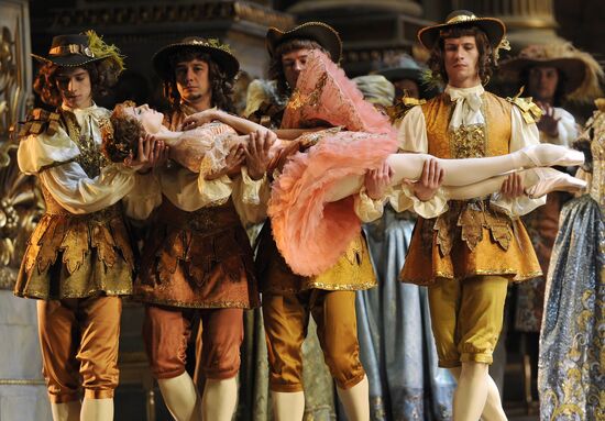 Bolshoi Theater holds rehearsal of The Sleeping Beauty ballet