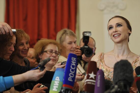 Bolshoi Theater holds rehearsal of The Sleeping Beauty ballet