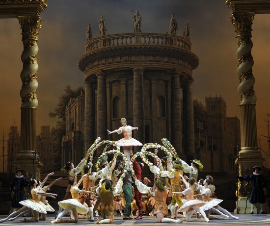 Bolshoi Theater holds rehearsal of The Sleeping Beauty ballet