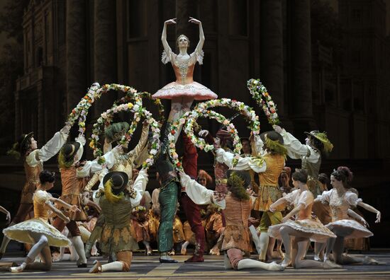 Bolshoi Theater holds rehearsal of The Sleeping Beauty ballet