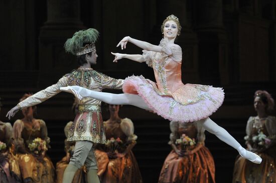 Bolshoi Theater holds rehearsal of The Sleeping Beauty ballet