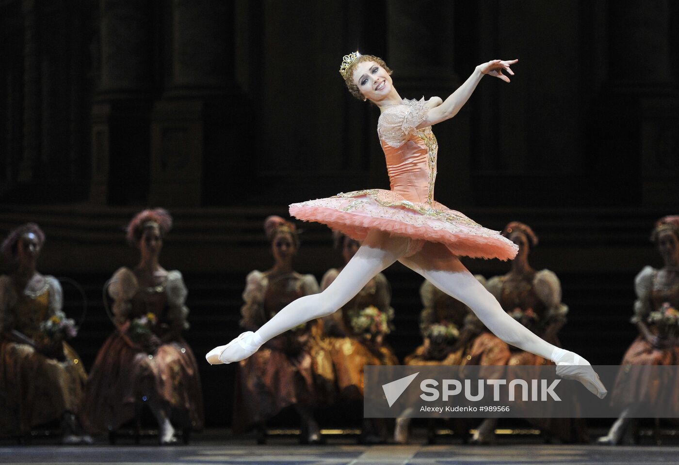 Bolshoi Theater holds rehearsal of The Sleeping Beauty ballet