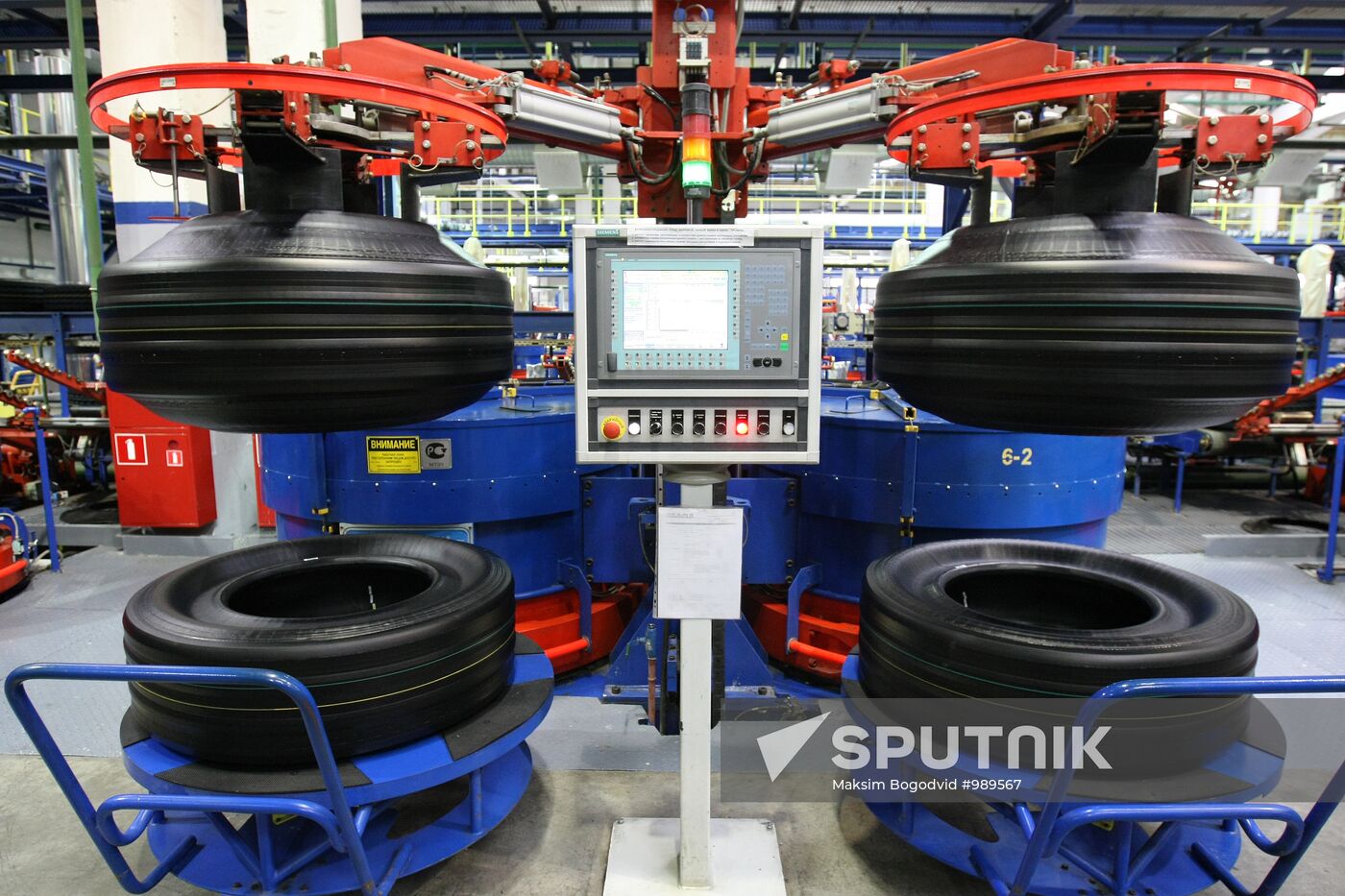Production of automobile tires in Nizhnekamsk