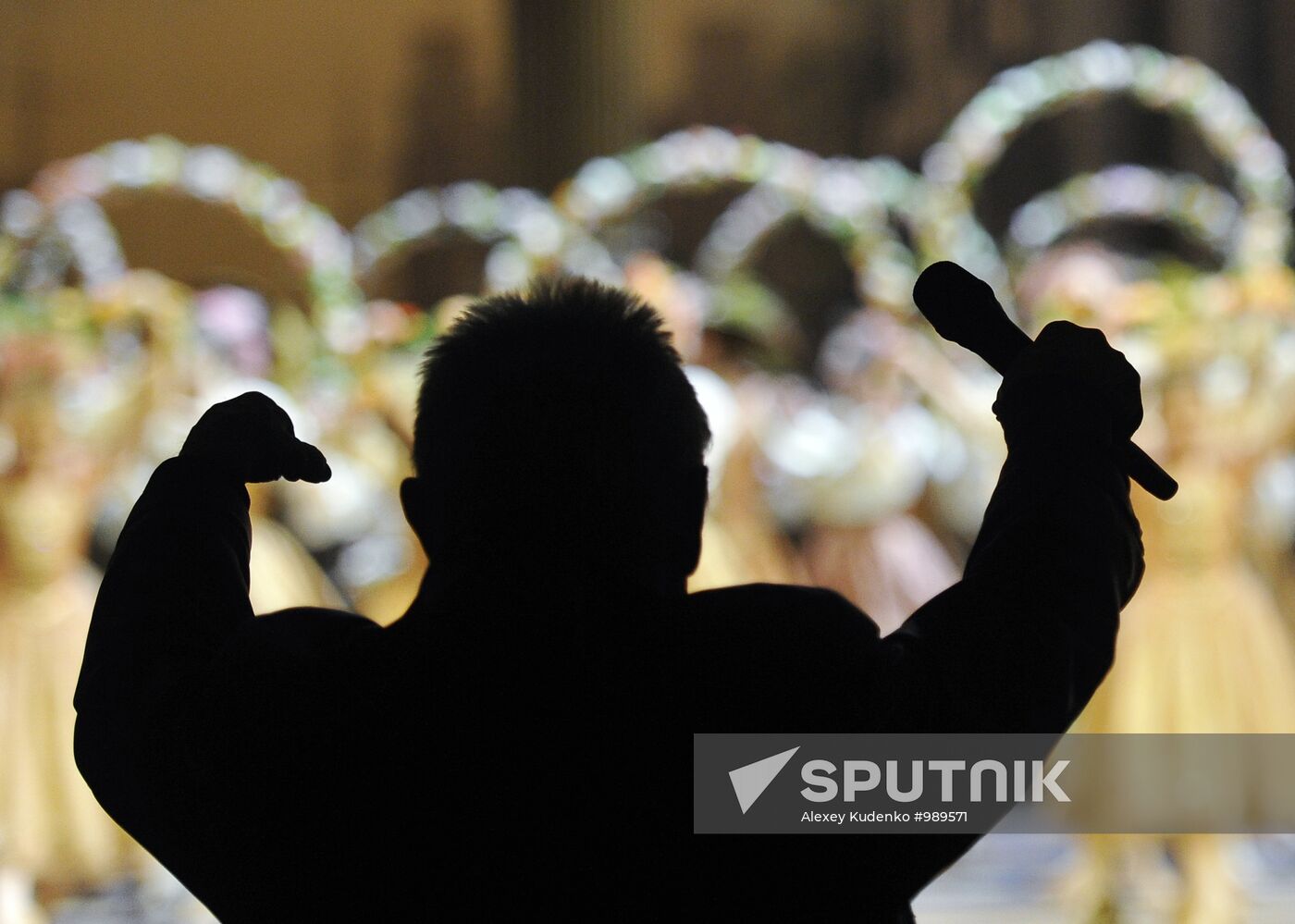 Rehearsal of ballet "Sleeping Beauty" ballet at Bolshoi Theatre