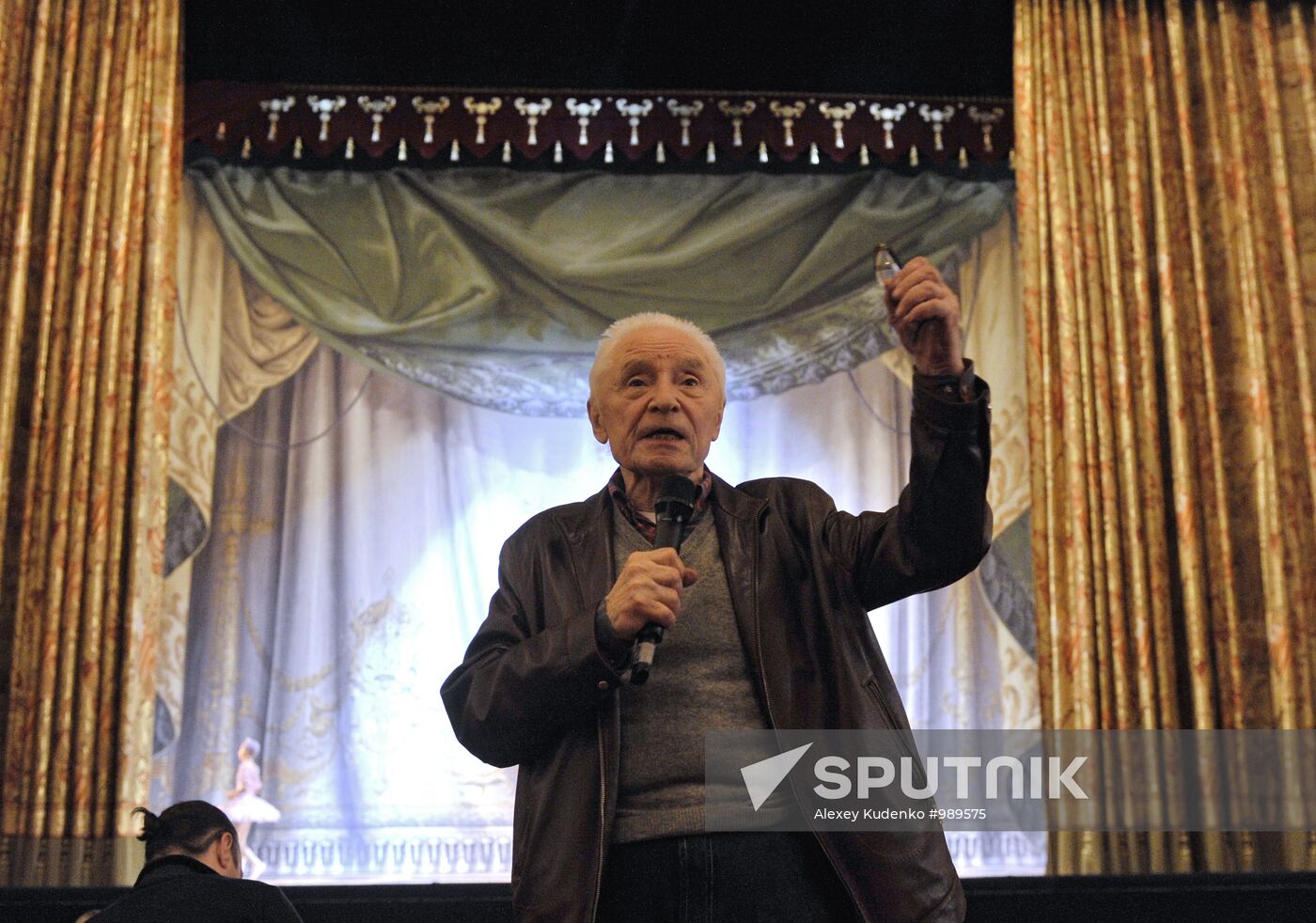 Rehearsal of ballet "Sleeping Beauty" ballet at Bolshoi Theatre