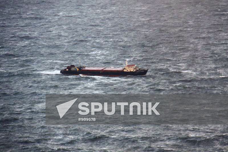 Dry cargo ship "Captain Kuznetsov" found in White Sea