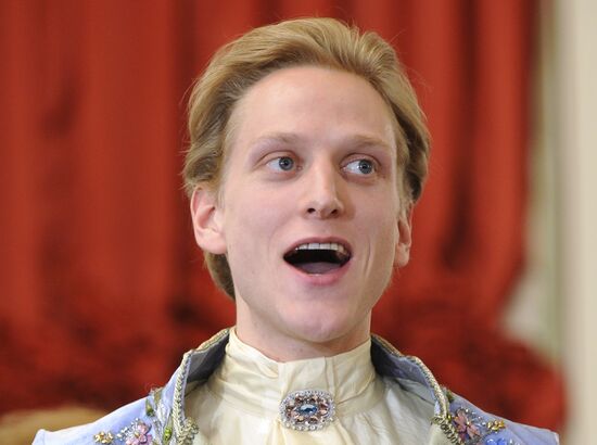 Rehearsal of ballet "Sleeping Beauty" ballet at Bolshoi Theatre