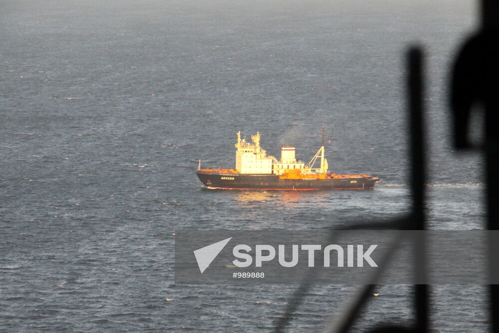 Cargo vessel "Captain Kuznetsov" found in White Sea