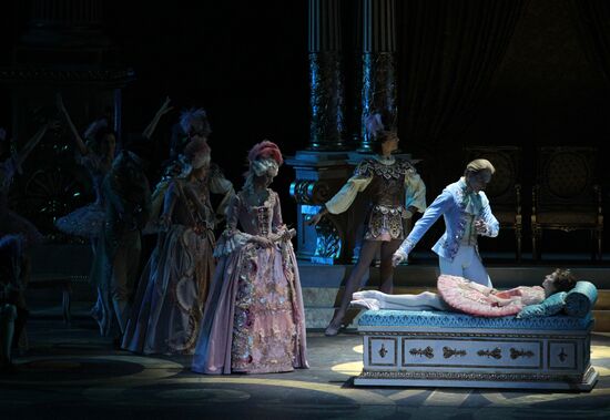 Rehearsal of ballet "Sleeping Beauty" at Bolshoi Theater