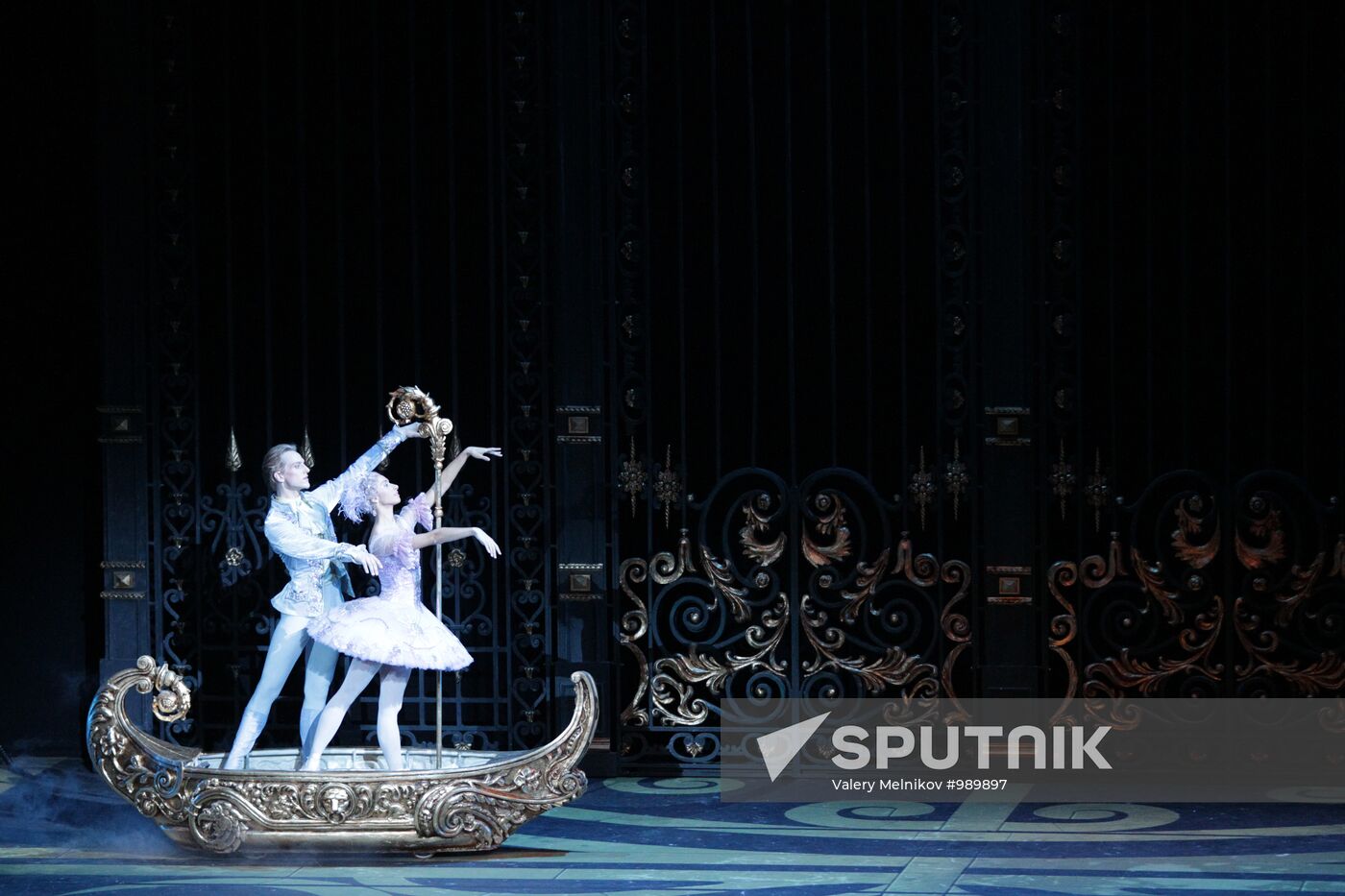 Rehearsal of ballet "Sleeping Beauty" at Bolshoi Theater