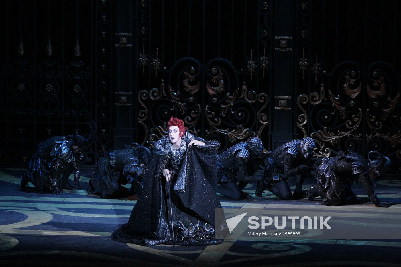 Rehearsal of ballet "Sleeping Beauty" at Bolshoi Theater
