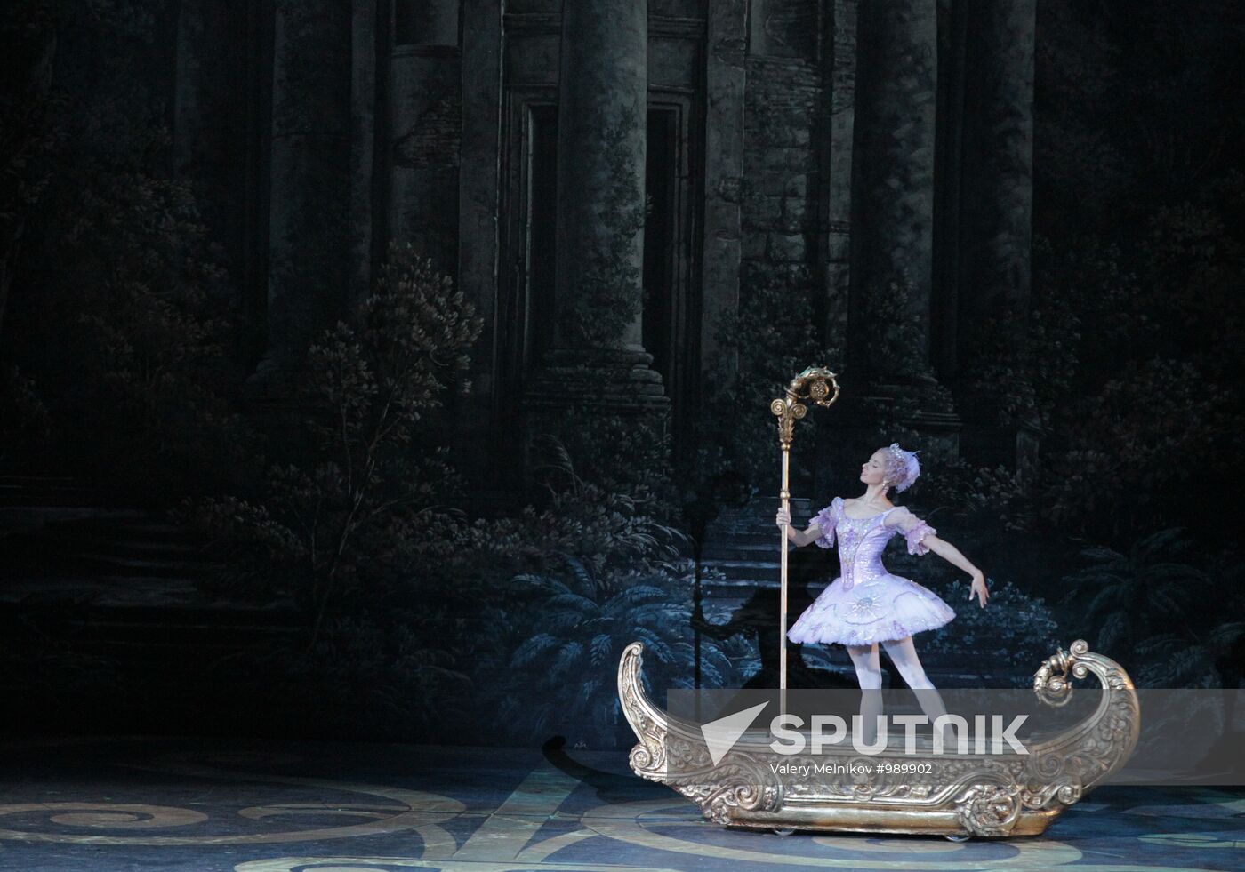 Rehearsal of ballet "Sleeping Beauty" at Bolshoi Theater