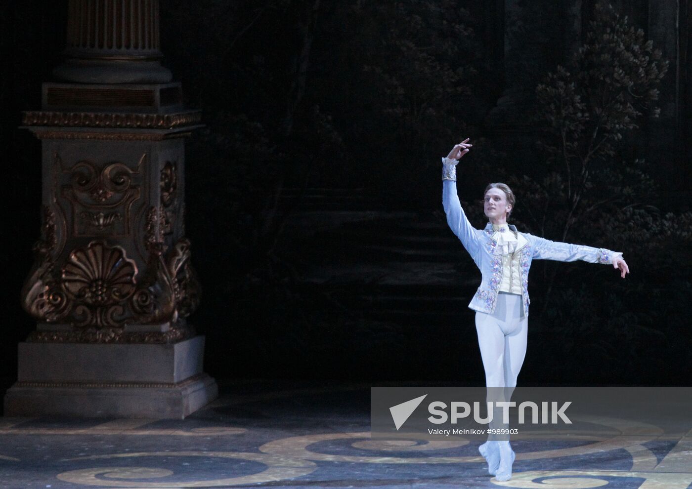 Rehearsal of ballet "Sleeping Beauty" at Bolshoi Theater