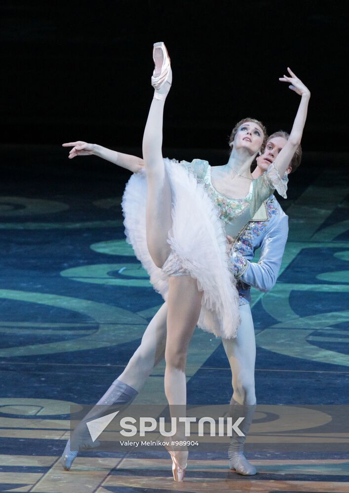Rehearsal of ballet "Sleeping Beauty" at Bolshoi Theater