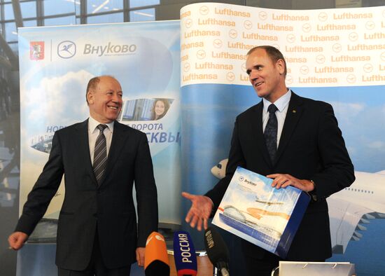 P/c on: "Vnukovo and Lufthansa - beginning of cooperation"