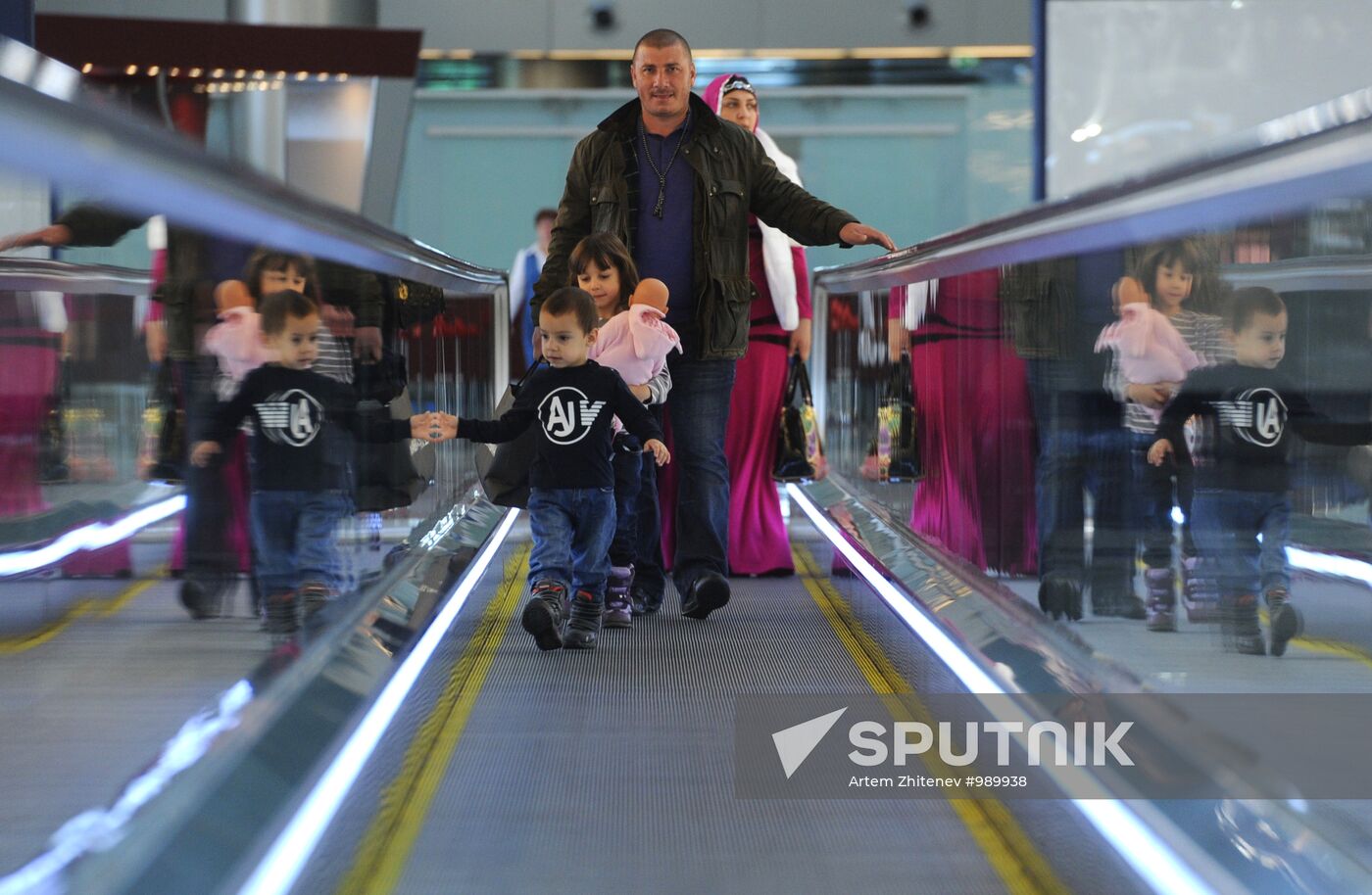 At Vnukovo international airport