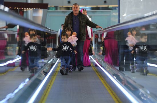 At Vnukovo international airport