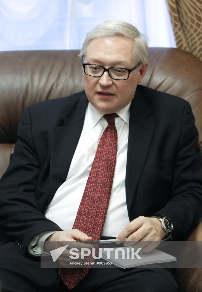 Interview with Russian Deputy Foreign Minister Sergei Ryabkov