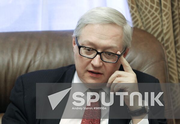 Interview with Russian Deputy Foreign Minister Sergei Ryabkov